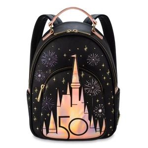 Walt Disney World 50th Anniversary Grand Finale Loungefly Mini Backpack